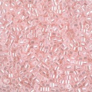 Miyuki delica beads 10/0 - Lined crystal pale salmon DBM-234